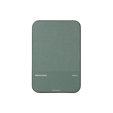 "Native Union ReClassic Magnetic Power - Stylish & Powerful Portable Charger PB-5KMS-GRN"